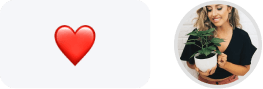 User text message illustration